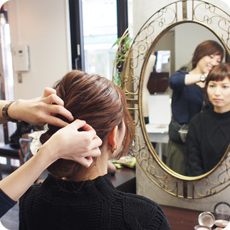 ヘアーアレンジレッスン
